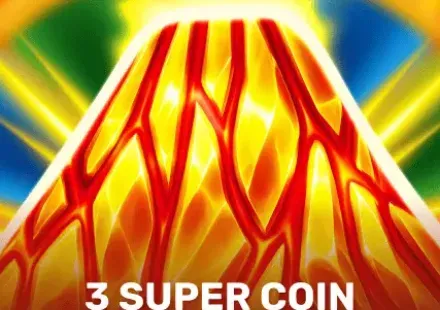 3 Super Coin Volcanoes — machine à sous Spinaura